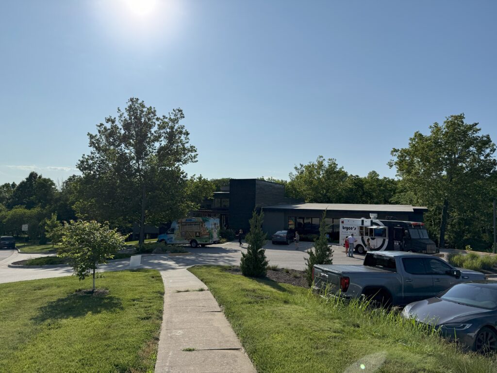Navitas Headquarters in Olathe with food trucks